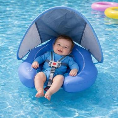 Imagem de Bóia Flutuador Piscina Segurança Do Bebê Com Proteção Uv - Brinq Baby