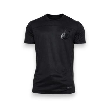 Imagem de Camisa Corinthians All Black Masculina Logo Gel