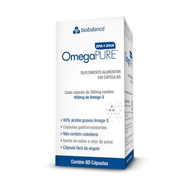Imagem de Omegapure Ômega-3 EPA/DHA - 60 Cápsulas 500mg - Biobalance-Masculino