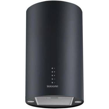 Imagem de Coifa Ilha Quartzo Redonda 35Cm Preta TP3521PT Suggar 127V, 110V