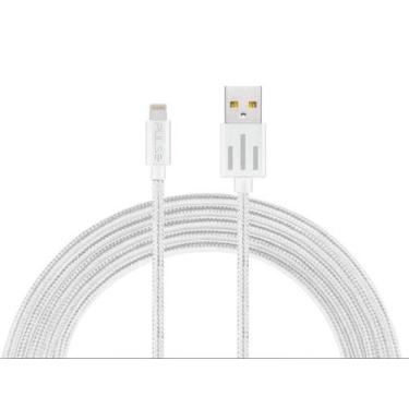 Imagem de Cabo Premium Lightning iPhone 1,5m -não Quebra - Pulse Wi414, branco
