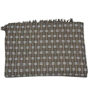 Imagem de Kit 2 Mantas para Sofá Ou Cama Grande 2,50x1,80CM 100% Algodão Macio Decorativa Marrom...