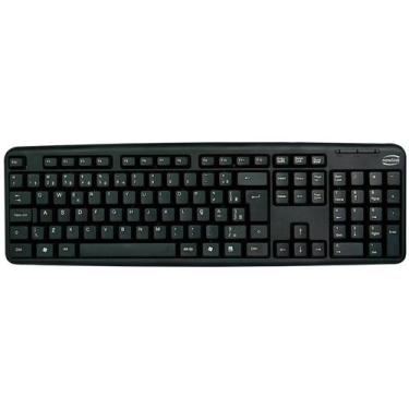 Imagem de Teclado Gamer Newlink Tc308 Ergonomico 107 Teclas Compacto, Preto