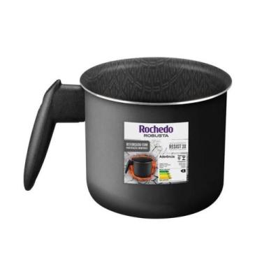 Imagem de Fervedor Rochedo Robusta 15cm Grafite Antiaderente Resist 3x
