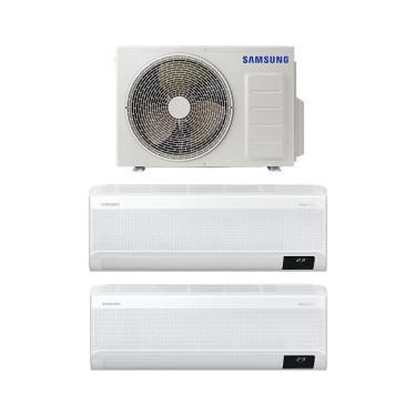 Imagem de Ar Condicionado Bi-Split Samsung WindFree 18.000 BTUs + (2x 9000) Quente/Frio Branco