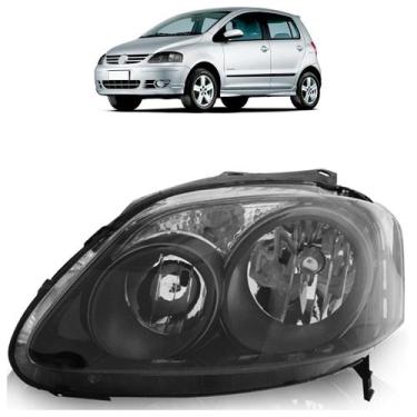 Imagem de Farol Dianteiro Fox Spacefox Crossfox 2008 A 2010 Máscara Negra - Auto
