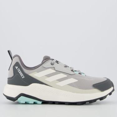 Imagem de Tênis Adidas Terrex Anylander Feminino Cinza e Bege, 36
