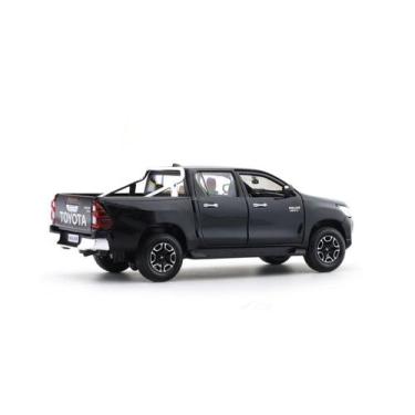 Imagem de Miniatura de metal Toyota Hilux escala 1:27 maisto, Preto