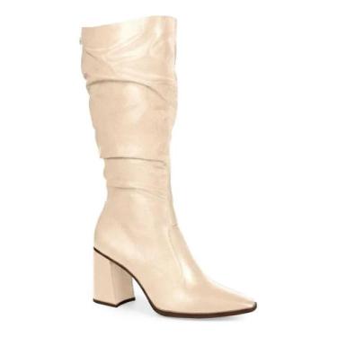 Imagem de Bota Dakota Feminina Bico Fino Enrugada Sloch Boots D2173, 37 BR, Tule