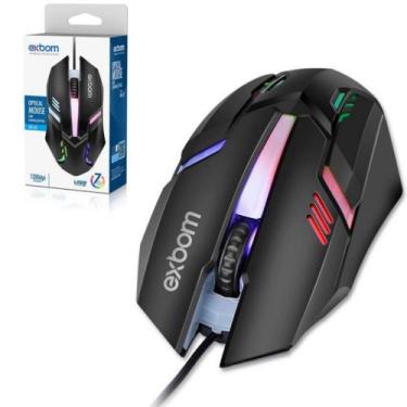 Imagem de Mouse Gamer 4D Fighter Usb Led RGB 03949 - MS-62 - Exbom