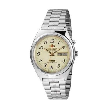 Imagem de Relogio Masculino Orient Automatico Prata 469WB1A-C2SX