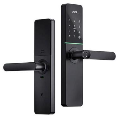 Imagem de Fechadura Digital sem Fio AGL H30, Wi-Fi, Biometria, Preto - 1106341