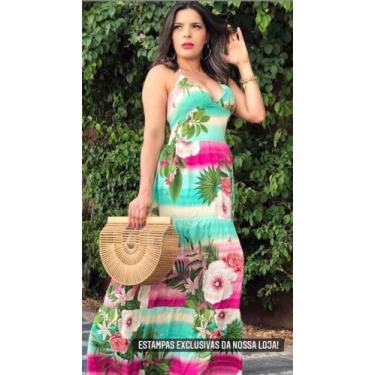 Imagem de Vestido longo florido - Th3 store 