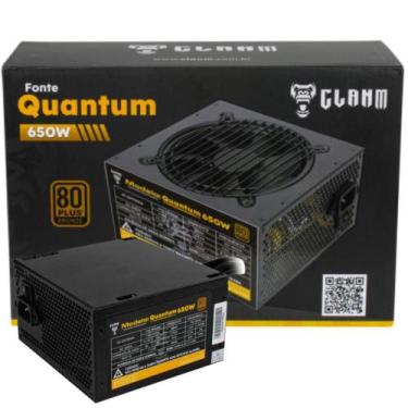 Imagem de Fonte de Alimentação Para Pc Gamer Quantum 650W ATX 100V/230V Com 7  C
