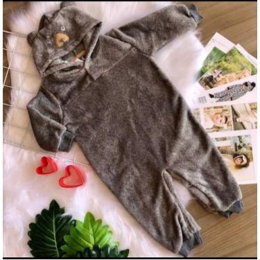 Imagem de Macacão infantil inverno masculino e feminino -animais - Tileesul, Cin