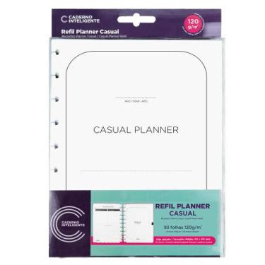 Imagem de Refil Para Planner Caderno Inteligente Casual - Médio