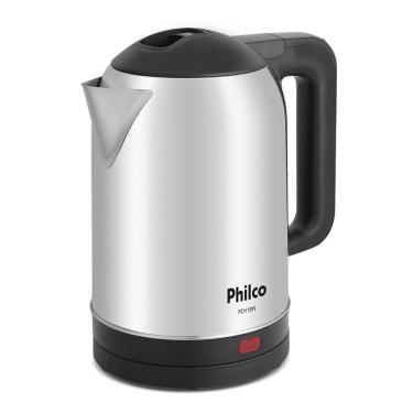 Imagem de Chaleira Elétrica Philco PCH18PI 1250W 2L Aço Inox Prata com Jarra Giratória 360 e Desligamento Automático 220V