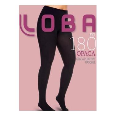 Imagem de Meia Calça Plus Size Adulto Microfibra Opaca Fio 180 Loba - Lupo, XXG