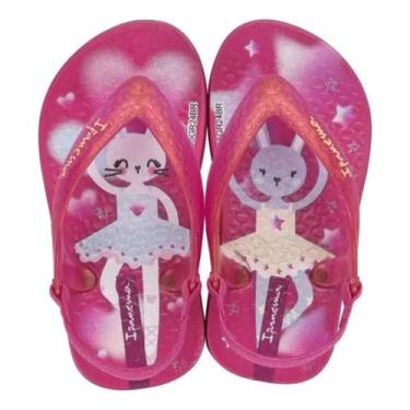 Imagem de Chinelo Bebe Ipanema Baby Meninas Elastico 25431, Rosa, 23.24 BR
