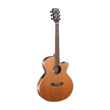 Imagem de Violão cort sfx ced natural escuro eletroacústico aço