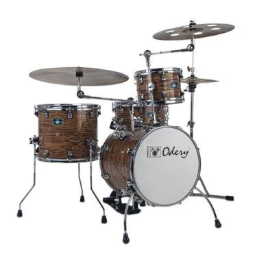 Imagem de Bateria odery cafe-jazz18-dt dark tiger bumbo 18 shell pack