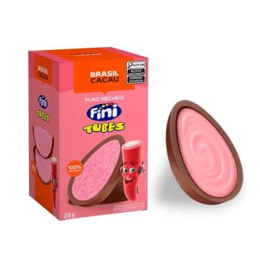 Imagem de Ovo de Páscoa Puro Recheio Fini Tubes 270g