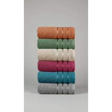 Imagem de Kit 6 Toalhas de Rosto 100% Algodão Felpudo 45x75cm - Congratulations 