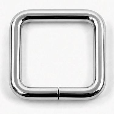 Imagem de 50un Quadro 15mm 1,5cm Ferro Passador Alça Bolsas Mochilas - Genérica,