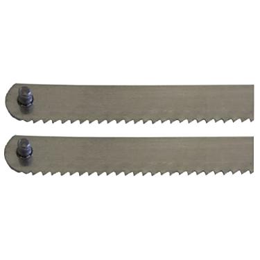 Imagem de Lâminas de substituição de serras manuais de açougueiro de 68,5 cm para corte de carne – importações de talheres Cozzini – Escolha 2 pacotes ou 4 pacotes (pacote com 2)