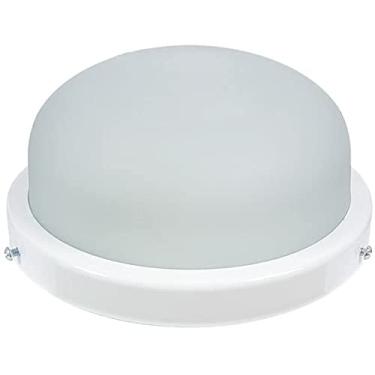 Imagem de plafon popular retro moderno sala cozinha banheiro churrasqueira liso Sem grade com vidro fosco