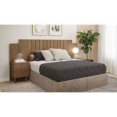 Imagem de Cabeceira Extensível Genova 100% MDF 2 Gavetas Avelã - Panan