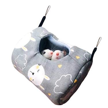 Imagem de Rede ZOOPOLR para pendurar na cama, balanço quente de verão, acessórios de gaiola para animais pequenos, para hamster/papagaio/esquilo/porco/porco/chinchilas/ratos/mini porco holandês