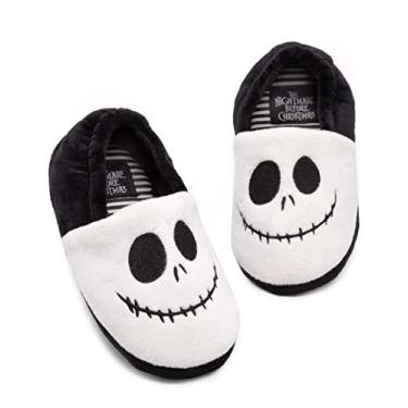 Imagem de Disney The Nightmare Before Christmas Slippers Kids Jack Skellington 1.5 US Black