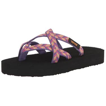 Imagem de Teva Sandália infantil unissex K Olowahu, Palácio imperial geométrico retrô, 11 Little Kid