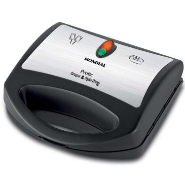 Imagem de Crepeira Pratic Crepe & Hot Dog Mondial CP-01 Prepara 6 Crepes com 850W de Potência - Preta