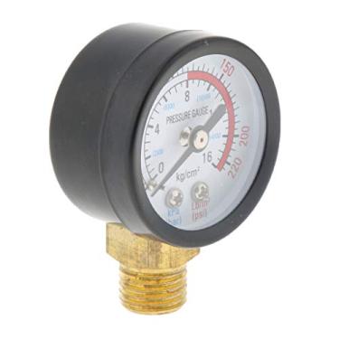 Imagem de Baosity Pressão de água industrial - Líquido/Glicerina preenchida 0-220Psi macho NPT