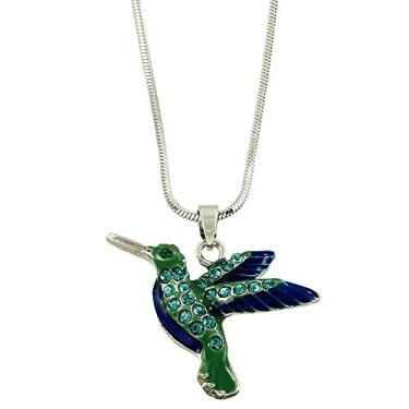 Imagem de Falari Colar com pingente de animal strass cristal r dio altamente polido, Cristal