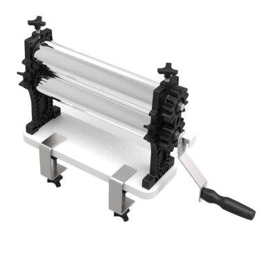 Imagem de Cilindro Laminador Manual para Massas em Geral com Fixadores de Bancada 28cm Inox Saro