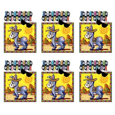 Imagem de Pacote de 6 acessórios para festa de jogo de burro