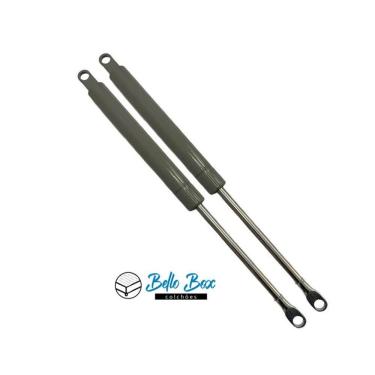 Imagem de 2 Pistões a Gás para Cama Box Baú 1000N - Cinza