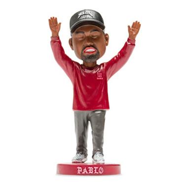 Imagem de The Life of Pablo Bobblehead - Kanye West I Feel Like Pablo Bobblehead - Urso de formatura - Ótima ideia de presente para qualquer fã de Hip Hop de Natal ou aniversário - Arte de mesa