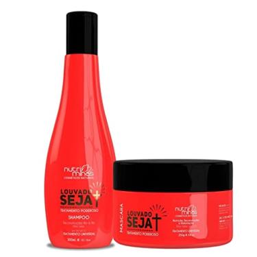 Imagem de Kit Louvado Seja NutriMinas Shampoo 300ml e Máscara 250g