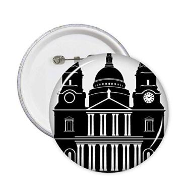 Imagem de England Building United Kingdom Outline UK Pins Badge Button Emblem Decoração 5 peças