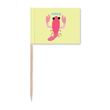 Imagem de Marcador de palito de dente de lagosta marinha, presente Art Deco, decoração de festa