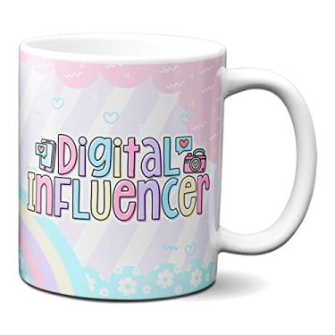 Imagem de Caneca Digital Influencer Profissional Criativo Presente (Branca)