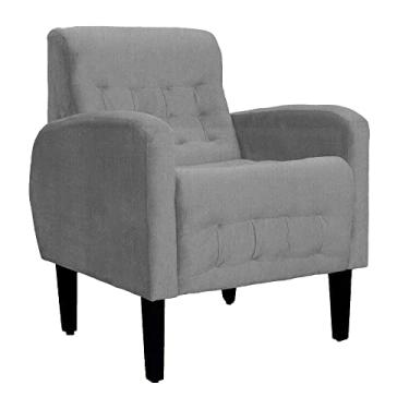 Imagem de Poltrona Decorativa Luiza Para Sala Suede Cores - DS Estofados