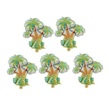 Imagem de Decoração de festa de palmeira, material de folha de alumínio resistente ao desgaste leve e resistente balão de palmeira para estilo mexicano para tema de vaqueiro para aniversário