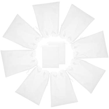 Imagem de 10 Pcs Saco De Armazenamento De Cordão Bolsa Para Maquina De Lavar Grandes Sacos De Cordão Armazenamento De Bolsa Porta De Feixe Tecido Não Tecido Viagem Cesto De Roupas