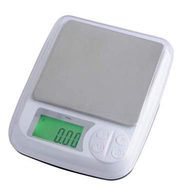 Imagem de balança alimentar digital, balanças de cozinha digitais balanças eletrônicas portáteis domésticos balanças de assar balanças de alimentos remédios balanças de cozinha 3kg / 0,1g