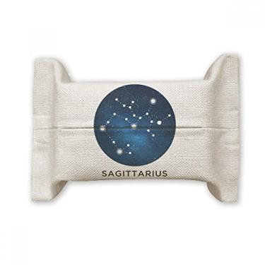 Imagem de Sagitário Constelação do signo do zodíaco Suporte para cobertura de papel de tecido de algodão saco de linho